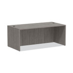 Alera Valencia Series Straight Front Desk Shell, 71" x 35.5" x 29.63", Gray