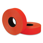 Garvey Two-Line Pricemarker Labels, Red, 1,750 Labels/Roll, 2 Rolls/Pack
