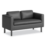 HON Parkwyn Series Loveseat, 53.5" x 26.75" x 29", Black HON Parkwyn Series Loveseat, 53.5" x 26.75" x 29", Black