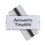 C-Line Clear Magnetic Label Holders, Side Load, 6 x 2.5, 10/Pack