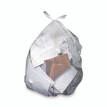 Heritage Linear Low-Density Can Liners, 56 gal, 2 mil, 43" x 48", Clear, Flat Pack, 100/Carton