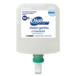 Dial Professional Clean+Gentle Antibacterial Foaming Hand Wash Refill for 1700 Dispenser, Fragrance-Free, 1.7 L, 3/Carton
