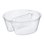 Dart Plastic Cup Insert, 3.5 oz, 3.6" Diameter x 1.3" h, Clear, 1,000/Carton