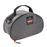 ergodyne Arsenal 5187 Clamshell Half Respirator Bag with Zipper Closure, 4 x 9 x 5, Gray