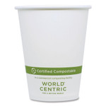 World Centric Paper Hot Cups, 8 oz, White, 1,000/Carton World Centric Paper Hot Cups, 8 oz, White, 1,000/Carton