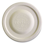 World Centric Fiber Lids for Bowls, 4.7" Diameter, Natural, 1,000/Carton View Product Image