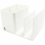 Business Source Multifunctional Pen Cup Organizer - 2 Compartment(s) - (BSN11881)