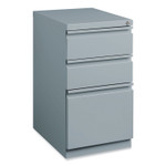 Hirsh Industries Full-Width Pull 20 Deep Mobile Pedestal File, 3-Drawer: Box/Box/File, Letter, Platinum, 15 x 19.88 x 27.75 Hirsh Industries Full-Width Pull 20 Deep Mobile Pedestal File, 3-Drawer: Box/Box/File, Letter, Platinum, 15 x 19.88 x 27.75