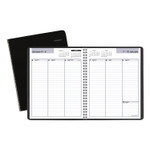 AT-A-GLANCE DayMinder Weekly Planner, Vertical-Column Format, 8.75 x 7, Black Cover, 12-Month (Jan to Dec): 2025
