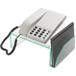 Lorell Phone Stand, 11"x10"x5-1/2", Clear/Green (LLR80661) View Product Image