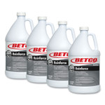 Betco Reinforce Floor Cleaner and Protectant, Lemon Scent, 1 gal Bottle, 4/Carton