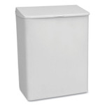 Impact Enamel Feminine Napkin Receptacle, Metal, White