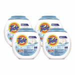 Tide Pods, HE Compatible, Unscented, 81 Pods/Tub, 4 Tubs Carton
