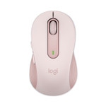Logitech Signature M650 Wireless Mouse, Medium, 2.4 GHz Frequency, 33 ft Wireless Range, Right Hand Use, Rose