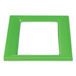 Safco Mixx Recycling Center Lid, 9.87w x 19.87d x 0.82h, Green