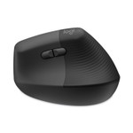 Logitech Lift Vertical Ergonomic Mouse, 2.4 GHz Frequency/32 ft Wireless Range, Right Hand Use, Graphite