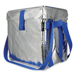 PackIt Fresh Eco Freeze Tote, (2) Blue Nylon Shoulder Straps, (2) Blue Nylon Strap Handles, 13.5" x 9" x 13", Silver/Blue, 4/Carton PackIt Fresh Eco Freeze Tote, (2) Blue Nylon Shoulder Straps, (2) Blue Nylon Strap Handles, 13.5" x 9" x 13", Silver/Blue, 4/Carton