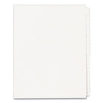 Avery Blank Tab Legal Exhibit Index Divider Set, 25-Tab, 11 x 8.5, White, 1 Set (AVE11959) View Product Image