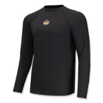 ergodyne N-Ferno 6436 Long Sleeve Lightweight Base Layer Shirt, 3X-Large, Black