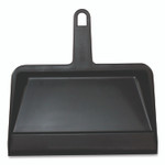Impact Value-Plus Dustpan, 12" x 11", Polypropylene, Black Impact Value-Plus Dustpan, 12" x 11", Polypropylene, Black