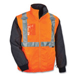 ergodyne GloWear 8287 Class 2 Hi-Vis Jacket with Removable Sleeves, Orange ergodyne GloWear 8287 Class 2 Hi-Vis Jacket with Removable Sleeves, Orange