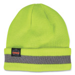 ergodyne N-Ferno 6803 Reflective Rib Knit Winter Hat, One Size Fits Most, Orange