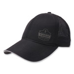 ergodyne Chill-Its 8937 Performance Cooling Baseball Hat, One Size Fits Most, Black