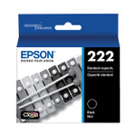 Epson T222520S (T222) Claria Ink, 165 Page-Yield, Cyan/Magenta/Yellow