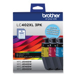Brother LC402XL3PKS High-Yield Ink, 1,500 Page-Yield, Cyan/Magenta/Yellow Brother LC402XL3PKS High-Yield Ink, 1,500 Page-Yield, Cyan/Magenta/Yellow