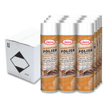 Claire Furniture Polish with Lemon Oil, Lemon Scent; 19 oz Aerosol Spray, Dozen