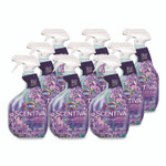 Clorox Scentiva Disinfecting Multi-Surface Cleaner, Bleach Free, Lavender and Jasmine, 32 oz Spray Bottle, 9/Carton