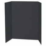 Pacon Spotlight Corrugated Presentation Display Boards, 48 x 36, Black/Kraft, 24/Carton