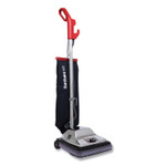 Sanitaire TRADITION QuietClean Upright Vacuum SC889A, 12" Cleaning Path, Gray/Red/Black