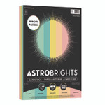 Astrobrights Color Cardstock -"Punchy Pastels" Assortment, 65 lb Cover Weight, 8.5 x 11, Assorted, 100/Pack