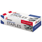AbilityOne 7510002729662 SKILCRAFT Staples, 0.5" Crown, Steel, 5,000/Box (NSN2729662) View Product Image