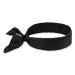 ergodyne Chill-Its 6702 Cooling Embedded Polymers Tie Bandana, One Size Fits Most, Solid Blue
