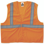 ergodyne GloWear 8205HL Type R Class 2 Super Econo Mesh Vest, 4X-Large to 5X-Large, Orange