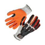 ergodyne ProFlex 922CR Nitrile Coated Cut-Resistant Gloves, Gray, Large, 96 Pairs/Carton