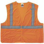 ergodyne GloWear 8215BA Type R Class 2 Econo Breakaway Mesh Vest, 4X-Large to 5X-Large, Orange