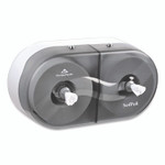 Georgia Pacific Professional SofPull Twin High-Capacity Center-Pull Dispenser, 20.13 x 7 x 10.75, Smoke