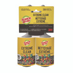Scotch-Brite Extreme Clean Lint Roller, 100 Sheets/Roll, 2/Pack
