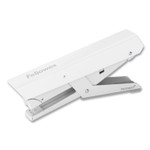 Fellowes LX890 Handheld Plier Stapler with Antimicrobial Protection, 40-Sheet Capacity, 0.25"/0.31" Staples, White Fellowes LX890 Handheld Plier Stapler with Antimicrobial Protection, 40-Sheet Capacity, 0.25"/0.31" Staples, White