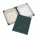 AbilityOne 7510017143043, SKILCRAFT Awards Certificate Padded Cover Binder, 9.12 x 11.62, Green