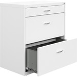 NuSparc Pencil Drawer Lateral File - 30" Width x 17.6" Depth x 31.7" Height - (NPRLF318BBWE)