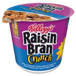 Kellogg's Breakfast Cereal, Raisin Bran Crunch, Single-Serve 2.8 oz Cup, 6/Box