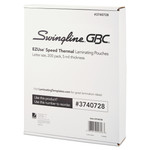 GBC EZUse Thermal Laminating Pouches, 5 mil, 9" x 11.5", Gloss Clear, 200/Pack (GBC3740728) View Product Image
