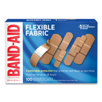 BAND-AID Flexible Fabric Adhesive Bandages, Assorted, 100/Box (JOJ11507800) View Product Image