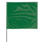 Presco Stake Flags  2 In X 3 In  21 In Height  Pvc Film  Green (764-2321G) Product Image 