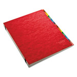 Pendaflex Expanding Desk File, 23 Dividers, Alpha Index, Letter Size, Red Cover
