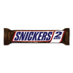 Snickers Sharing Size Chocolate Bars, Milk Chocolate, 3.29 oz, 24/Box (SNIMMM32252) View Product Image
